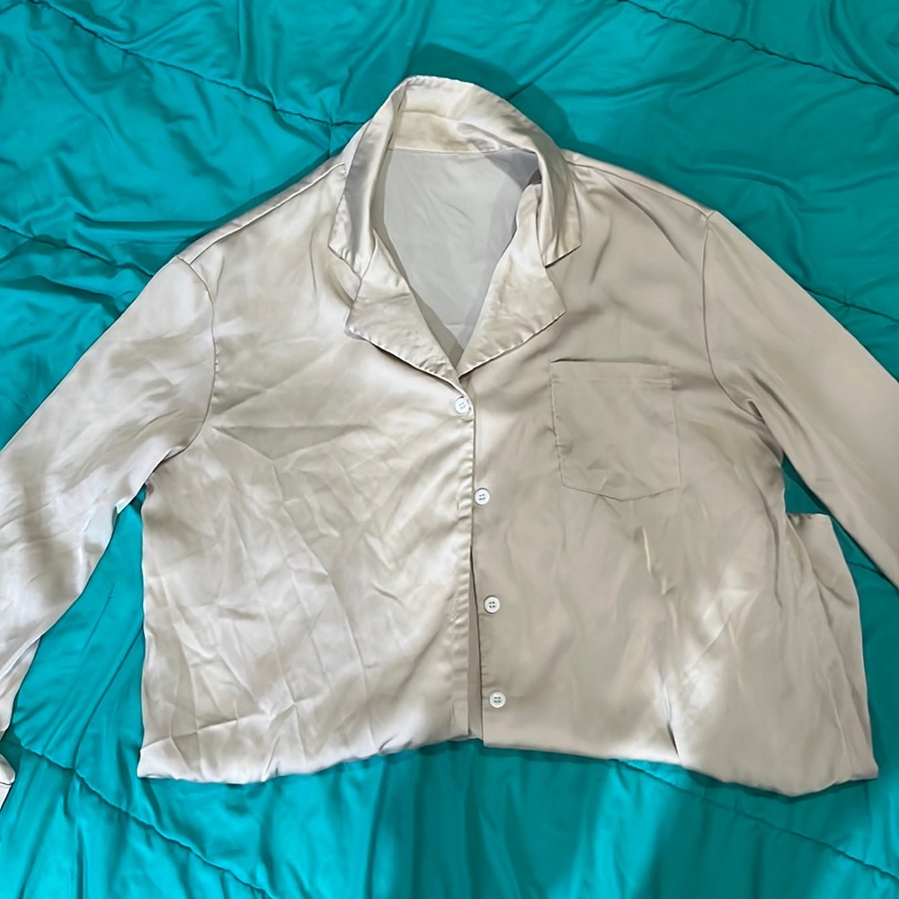 Satin Cardigan